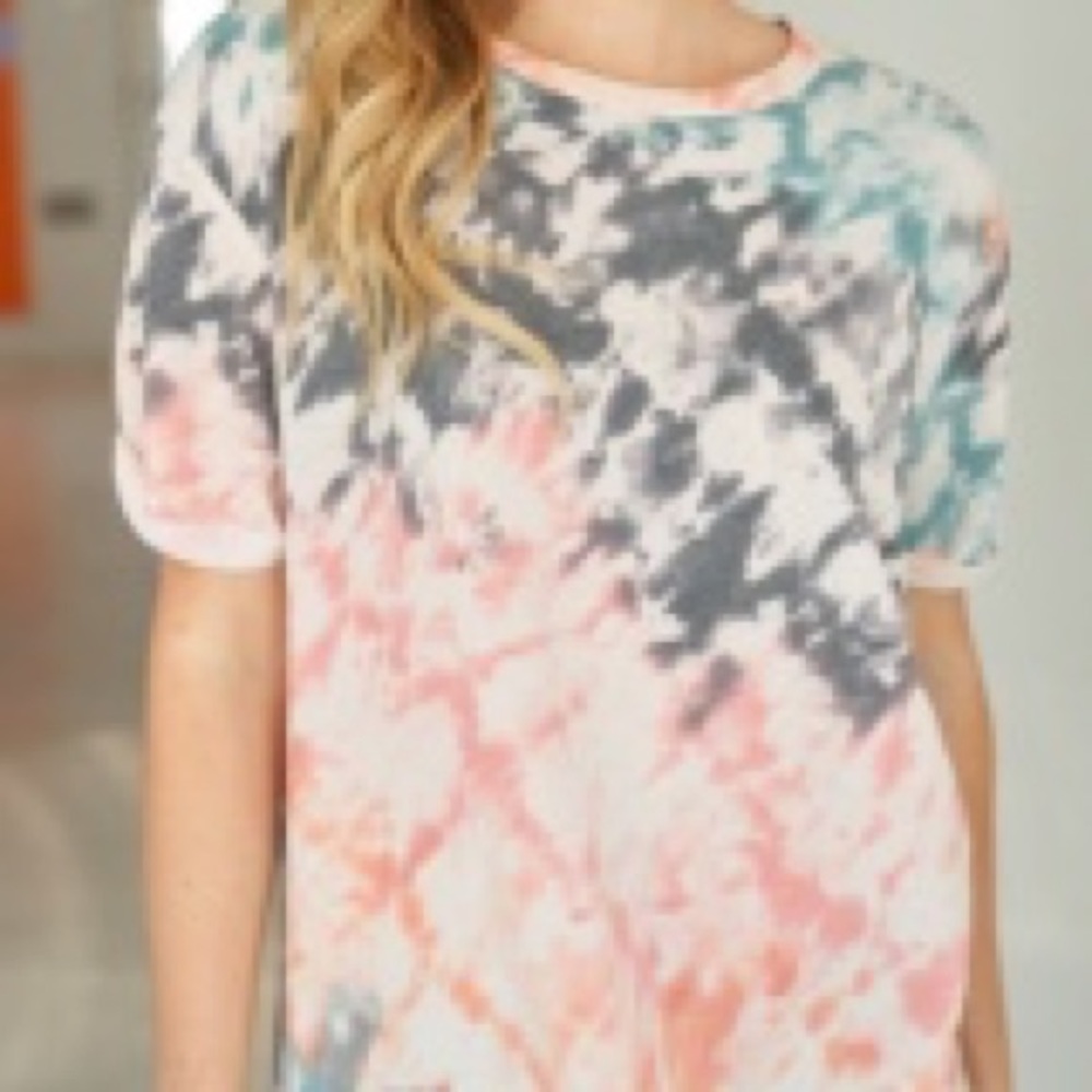White Birch Tie Dye Top